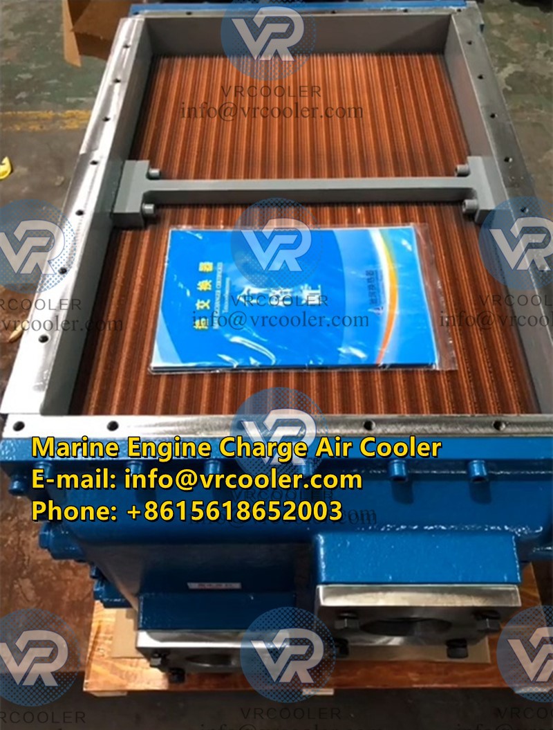 marine engine charge air cooler